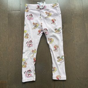 Zara Paw Patrol leggings size 2-3Y